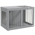 Load image into Gallery viewer, Dog Crate Furniture, 31.5" Dog Kennel Furniture Side End Table with Double Doors, for Medium Dogs, Grey
