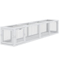 Load image into Gallery viewer, Outdoor Cat Tunnel with Extendable Design, 79" L Wooden Cat Run with Weather Protection, Connecting Inside and Outside, for Deck Patios, Balconies, White
