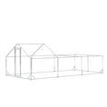 Load image into Gallery viewer, Large Metal Chicken Coop, Hen Run House with Anti-Ultraviolet Cover, Walk-in Poultry Cage for Ducks, Rabbits, Outdoor Backyard Farm, 19.7' x 9.8' x 6.4'
