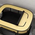 Load image into Gallery viewer, Dog Pen, Pet Playpen, Portable Foldable Dog Cat Playpen Soft Pet Cage with Storage Bag for Puppies, Rabbits, Kittens, Guinea Pigs, 114 x 89 x 59cm - Yellow
