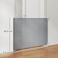 Load image into Gallery viewer, Retractable Stair Gate for Dogs, Pet Mesh Safety Gate, 82.5cm Tall, Extends up to 115cm for Doorways, Stairs, Hallways, Indoor Outdoor, Grey
