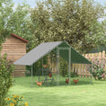 Load image into Gallery viewer, Chicken Run Galvanised Walk-in Chicken Coop Hen Poultry House Cage Rabbit Hutch Pet Playpen Garden w/ Water-Resist Cover, 3 x 2 x 2m
