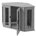 Load image into Gallery viewer, 2 in 1 Dog Crate Furniture, Side Table Dog Kennel with Cushion, Large Door, for Medium Dogs - Grey
