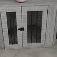 Load image into Gallery viewer, 2 in 1 Dog Crate Furniture, Side Table Dog Kennel with Cushion, Large Door, for Medium Dogs - Grey
