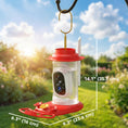 Load image into Gallery viewer, Hummingbird Ｗater Feeder with Camera, AI Identify 16000+ Birds, 2K HD Live Video, 3W Solar, Bird Feeder Camera with Arrival Alerts, Capture Live Video, Gift for Enthusiast
