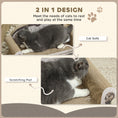 Load image into Gallery viewer, 2-in-1 Cat Scratcher, Cat Scratching Board with Organic Catnip, Cardboard Lounge for Indoor Cats, 29.5 x 56 x 26cm, Brown
