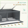 Load image into Gallery viewer, Wooden Hamster Cage, Small Animal Cage with Sliding Tray, Openable Top, Hut, Exercise Play House for Syrian Hamsters, Grey
