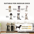 Load image into Gallery viewer, Dog Crate Furniture, Dog Cage with Soft Washable Cushion, Furniture-Style Pet Kennel Indoor House End Side Table for Small Medium Breeds, 80 x 56 x 63 cm, Grey
