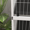 Load image into Gallery viewer, 5-Tier Rolling Small Animal Cage, Deluxe Guinea Pig Cage, Ferret Cage for Mink Chinchilla Kitten Rabbit, Small Pet Play House with Hammock Platform, Ramp, Tray, Light Grey
