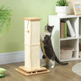 Load image into Gallery viewer, Cat Scratching Post, 67cm Cat Scratcher with Sisal Scratching Post, Track Ball Toy, Hanging Ball, 3 in 1 Cat Scratcher Post for Indoor Kittens
