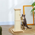 Load image into Gallery viewer, Cat Scratching Post, 67cm Cat Scratcher with Sisal Scratching Post, Track Ball Toy, Hanging Ball, 3 in 1 Cat Scratcher Post for Indoor Kittens
