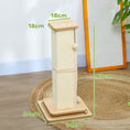 Load image into Gallery viewer, Cat Scratching Post, 67cm Cat Scratcher with Sisal Scratching Post, Track Ball Toy, Hanging Ball, 3 in 1 Cat Scratcher Post for Indoor Kittens
