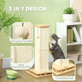 Load image into Gallery viewer, Cat Scratching Post, 67cm Cat Scratcher with Sisal Scratching Post, Track Ball Toy, Hanging Ball, 3 in 1 Cat Scratcher Post for Indoor Kittens
