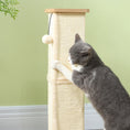 Load image into Gallery viewer, Cat Scratching Post, 67cm Cat Scratcher with Sisal Scratching Post, Track Ball Toy, Hanging Ball, 3 in 1 Cat Scratcher Post for Indoor Kittens
