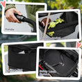 Load image into Gallery viewer, Pet Stroller, 3 in 1 Folding Dog Stroller Pram w/ 4 Wheels, Detachable Carrier, Storage Basket, Cup Holder, Safety Leashes, for Mini Dogs, Cats, Black
