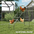 Load image into Gallery viewer, Steel Chicken Coop Perches with Adjustable Swing, 10 Roosting Bars, Activity Play Set, Chicken Coop Accessory Toys for Backyard, Farm
