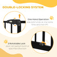 Load image into Gallery viewer, Pressure Fit Dog Stair Gate No Drilling Safety Gate Auto Close for Doorways, Hallways, 74-100cm Adjustable, 94cm Tall, Black
