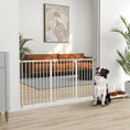 Load image into Gallery viewer, Dog Gate Stair Gate Pressure Fit Pets Barrier Auto Close for Doorway Hallway, 74-148cm Wide Adjustable, White
