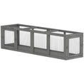 Load image into Gallery viewer, Outdoor Cat Tunnel, 59" Wooden Play Cat Enclosure, Extendable Pet Run with 3 Doors, for Indoor and Outdoor Use, for Kitty, Puppy, Gray
