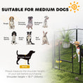 Load image into Gallery viewer, Dog Playpen, Wide 31.5"W Heavy-Duty Metal Puppy Play Pen, Pet Exercise Fences for Outside and Indoor, DIY Design with Door for Medium Dogs, 6 Panels, 31.5"H
