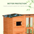 Load image into Gallery viewer, Large Catio Outdoor Cat Enclosure Weatherproof Cat House with Cat Condo, Indoor Wooden Cat Cage Pet Kennel, 77"L x 38"W x 69"H, Orange
