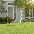 Load image into Gallery viewer, Dog Agility Equipment Training Height Adjustable Jumps Hurdle 4 Pieces with Carrying Bag for Outdoor, Yellow

