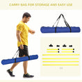 Load image into Gallery viewer, Dog Agility Equipment Training Height Adjustable Jumps Hurdle 4 Pieces with Carrying Bag for Outdoor, Yellow
