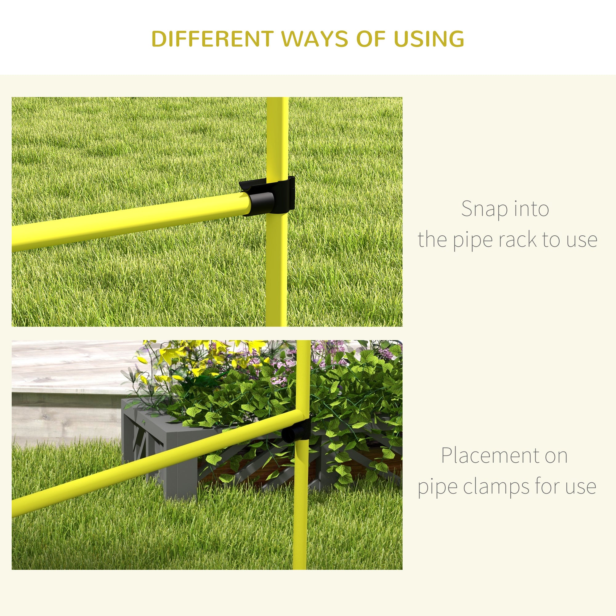 Dog Agility Equipment Training Height Adjustable Jumps Hurdle 4 Pieces with Carrying Bag for Outdoor, Yellow