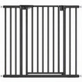 Load image into Gallery viewer, Baby Gate, 30"-32", 33"-35", 35"-37", 38"-40"W Pet Gate with Auto-Close, Two-Way Open, Pressure Mounted for Stair, Doorways and Hallways, 36"H, Black

