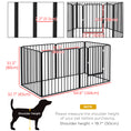 Load image into Gallery viewer, Heavy Duty Dog Playpen, Steel Dog Pen with Door, Pet Exercise Fence, Outdoor Indoor DIY Design for Small and Medium Dogs, 31.5" Height, 6 Panels
