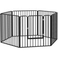 Load image into Gallery viewer, Heavy Duty Dog Playpen, Steel Dog Pen with Door, Pet Exercise Fence, Outdoor Indoor DIY Design for Small and Medium Dogs, 31.5" Height, 6 Panels
