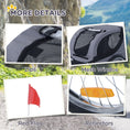 Load image into Gallery viewer, Dog Bike Trailer, Pet Cart, Bicycle Wagon, Travel Cargo, Carrier Attachment with Hitch, Foldable for Travelling, Grey
