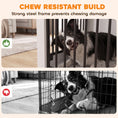 Load image into Gallery viewer, Dog Crate Furniture, 100 cm Wooden Dog Kennel Indoor Double Door with Sliding Barn Door, Decorative Pet Kennel End Side Table for Large Breeds, White
