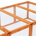 Load image into Gallery viewer, Rabbit Run Wooden Rabbit Hutch Cage 6ft with Wire Mesh, Openable Roof, Play Space for Outdoor, 181 x 100 x 48 cm, Natural Wood Finish

