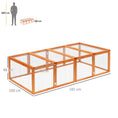 Load image into Gallery viewer, Rabbit Run Wooden Rabbit Hutch Cage 6ft with Wire Mesh, Openable Roof, Play Space for Outdoor, 181 x 100 x 48 cm, Natural Wood Finish
