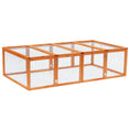 Load image into Gallery viewer, Rabbit Run Wooden Rabbit Hutch Cage 6ft with Wire Mesh, Openable Roof, Play Space for Outdoor, 181 x 100 x 48 cm, Natural Wood Finish
