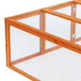 Load image into Gallery viewer, Rabbit Run Wooden Rabbit Hutch Cage 6ft with Wire Mesh, Openable Roof, Play Space for Outdoor, 181 x 100 x 48 cm, Natural Wood Finish
