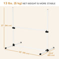 Load image into Gallery viewer, Large Size Dog Agility Training Equipment 6KG Net Wight, 6 PCS Adjustable Height Jump Bars, Obstacle Course Starter Kit for Large Medium Small Dog Puppy, White
