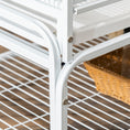 Load image into Gallery viewer, Large Bird Cage Budgie Cage 3 Tier Aviary with Stand Wheels, Toys, Ladders, Shelf for Canaries, Finches, Cockatiels, Parakeets - White
