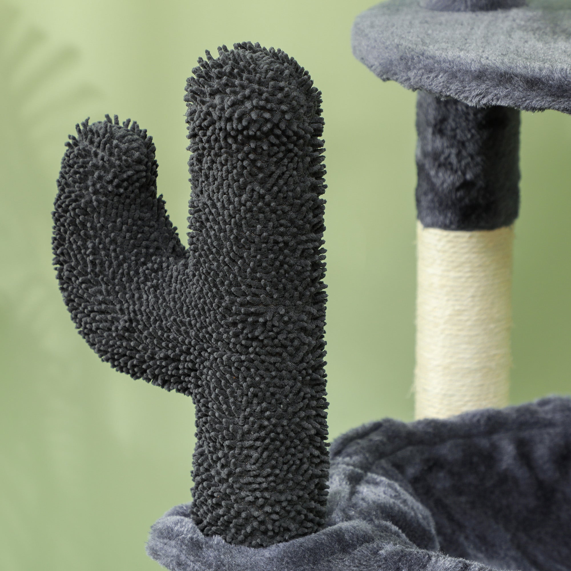 71" Tall Cat Tree, Multi-Level Cat Tower for Indoor, Corner DIY Design with Scratching Posts, Sisal Pad, Condo, Bed, Hammock, Platforms, Balls, Activity Center, Dark Grey