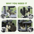 Load image into Gallery viewer, 71" Tall Cat Tree, Multi-Level Cat Tower for Indoor, Corner DIY Design with Scratching Posts, Sisal Pad, Condo, Bed, Hammock, Platforms, Balls, Activity Center, Dark Grey
