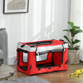 Load image into Gallery viewer, Dog Pram Dog Stroller Pet Pushchair with Detachable Carrier Soft Padding, Safety Leashes, for Mini and Small Dogs - Red
