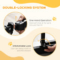Load image into Gallery viewer, Pressure Fit Dog Stair Gate No Drilling Safety Gate Auto Close for Doorways, Hallways, 74-80cm Adjustable, 94cm Tall, Black
