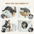 Load image into Gallery viewer, Modern Real Wood Cat Tree, [40"=102CM] Cat Tree for Indoor Large Adult Kittens, Cat Tower with Sisal Scratching Posts, Condo, Perch, Plush Washable Cushion, White
