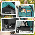Load image into Gallery viewer, Dog Stroller, 3 Wheels Pet Stroller with Dual Entry, Easy One-Click Quick Fold, Mesh Windows, Washable Cushion, Pet Travel Buggy for Small and Medium Dogs and Cats, Dark Green
