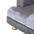 Load image into Gallery viewer, Dog Sofa Bed for Small-Sized Dogs, Elevated Pet Chair with PU Cover, Soft Cushion, Cat Couch Lounger with Anti-slip Legs - Grey
