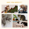 Load image into Gallery viewer, Flower Cat Tree for Indoor Cats Kitten Tower Cattail Weave with Scratching Posts, Cat House, Bed, Ladder, Washable Cushions, 57 x 37 x 100.5 cm - Natural Finish
