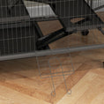 Load image into Gallery viewer, 5-Tier Rolling Small Animal Cage, Deluxe Guinea Pig Cage, Ferret Cage for Mink Chinchilla Kitten Rabbit, Small Pet Play House with Hammock Platform, Ramp, Tray, Grey

