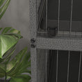 Load image into Gallery viewer, Small Animal Cage for Chinchilla Ferret Kitten on Wheels with Hammock Removable Tray, Grey
