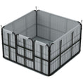 Load image into Gallery viewer, Whelping Box for Dogs and Puppies, 4 Panel Whelping Pen with Washable Whelping Pad, Wind-Resistant Cloth, Lockable Door, Dog Playpen for Indoor, Outdoor, for Small and Medium Breeds
